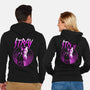 Neon Cat-unisex zip-up sweatshirt-retrodivision
