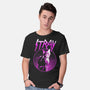 Neon Cat-mens basic tee-retrodivision