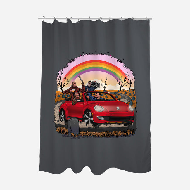 Joyride-none polyester shower curtain-Superblitz
