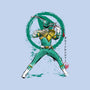 Green Ranger Sumi-e-mens basic tee-DrMonekers