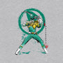 Green Ranger Sumi-e-womens basic tee-DrMonekers