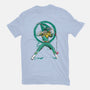 Green Ranger Sumi-e-womens basic tee-DrMonekers