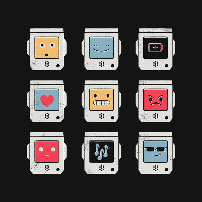 Robotic Emojis-unisex pullover sweatshirt-paulagarcia