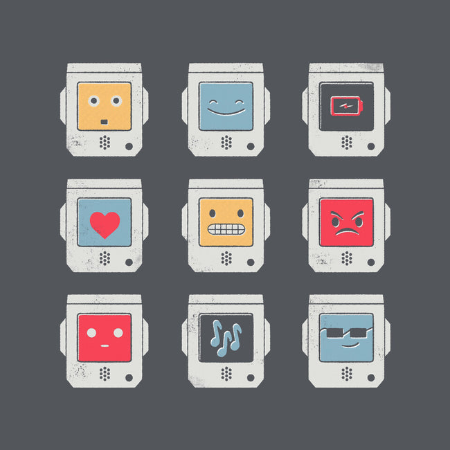 Robotic Emojis-unisex pullover sweatshirt-paulagarcia