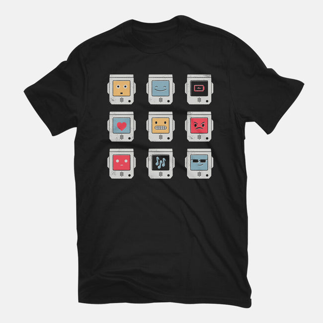 Robotic Emojis-youth basic tee-paulagarcia