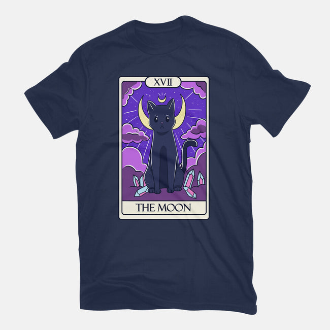 Moon Cat Tarot-unisex basic tee-Conjura Geek
