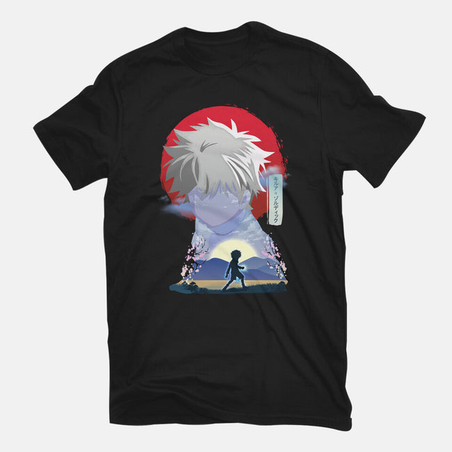 Killua Zoldyck-mens premium tee-sacca