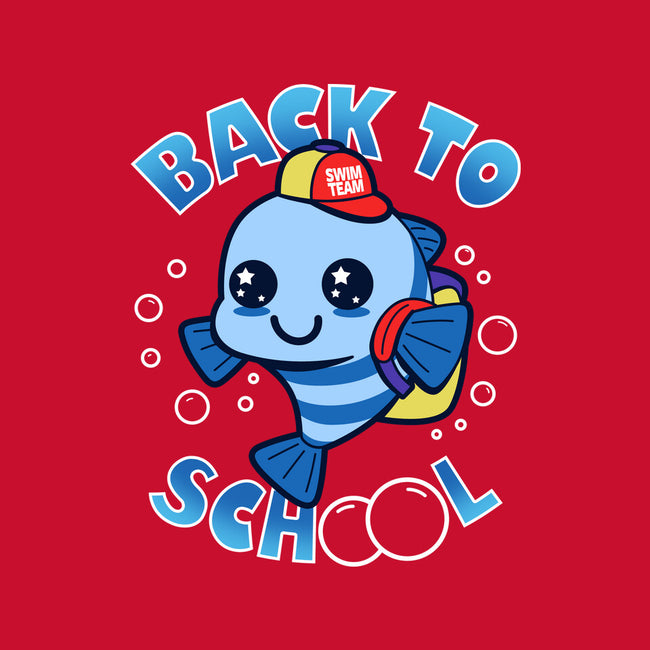 Back To School Of Fish-none polyester shower curtain-Boggs Nicolas