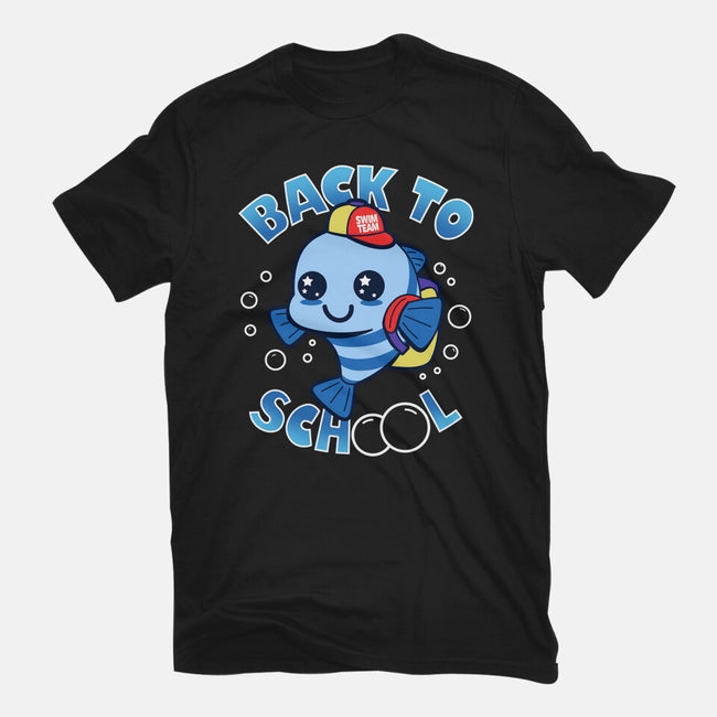 Back To School Of Fish-mens basic tee-Boggs Nicolas