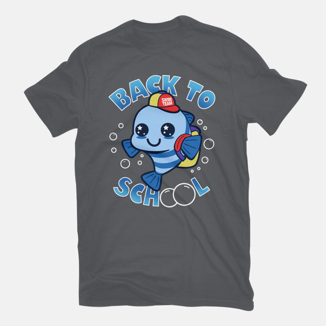 Back To School Of Fish-womens basic tee-Boggs Nicolas