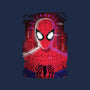 Spider Glitch-none polyester shower curtain-danielmorris1993