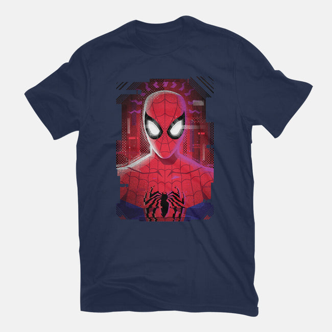Spider Glitch-womens fitted tee-danielmorris1993
