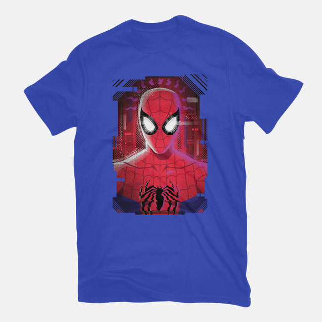 Spider Glitch-womens fitted tee-danielmorris1993