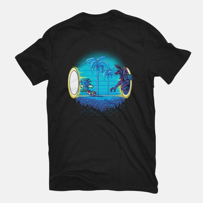 Strange Portal-womens basic tee-Gleydson Barboza