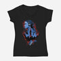 Listen In Case Of Emergency-womens v-neck tee-Poison90
