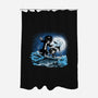 Dream And Death-none polyester shower curtain-zascanauta