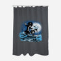 Dream And Death-none polyester shower curtain-zascanauta