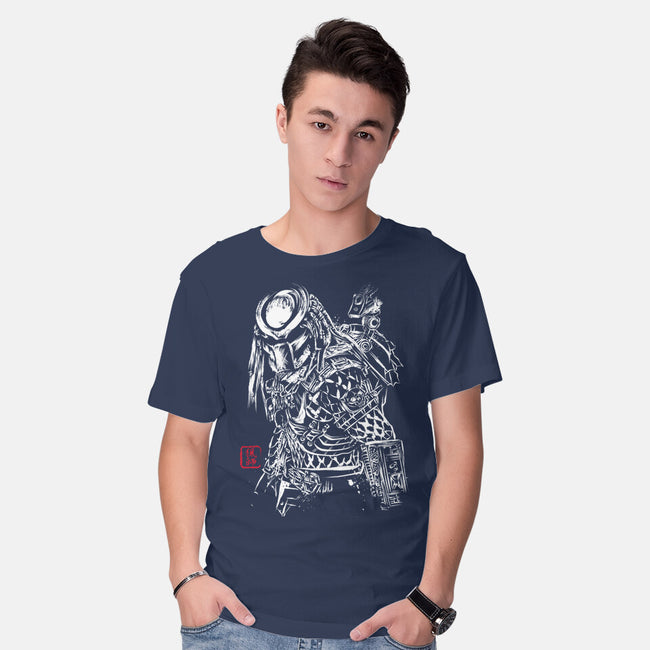 The Shadow Of The Hunter-mens basic tee-DrMonekers