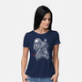 The Shadow Of The Hunter-womens basic tee-DrMonekers