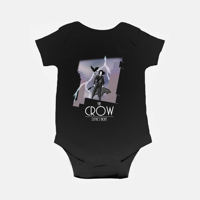 The Animated Crow-baby basic onesie-goodidearyan