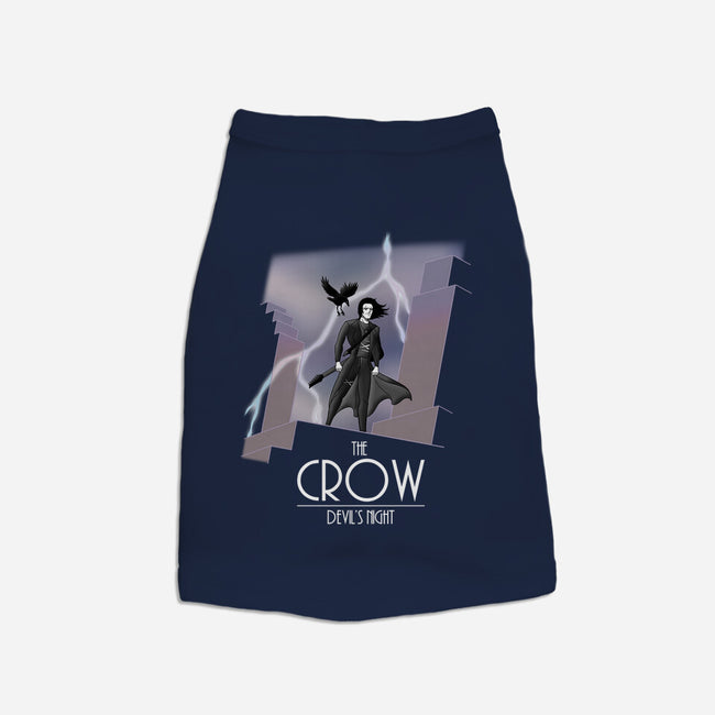The Animated Crow-dog basic pet tank-goodidearyan