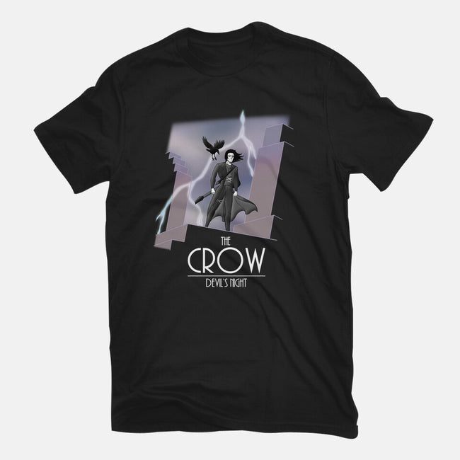 The Animated Crow-youth basic tee-goodidearyan