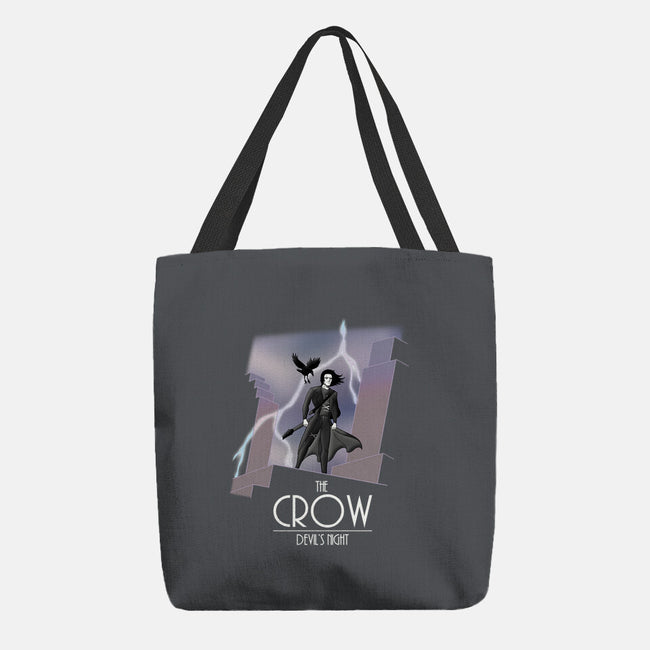 The Animated Crow-none basic tote bag-goodidearyan