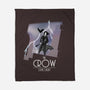 The Animated Crow-none fleece blanket-goodidearyan