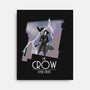 The Animated Crow-none stretched canvas-goodidearyan