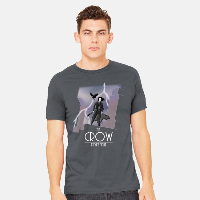 The Animated Crow-mens heavyweight tee-goodidearyan