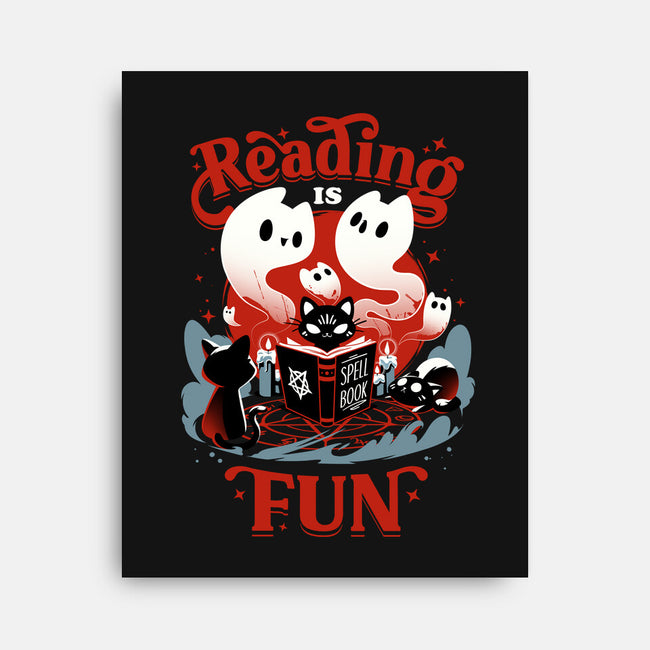 Occult Reading-none stretched canvas-Snouleaf