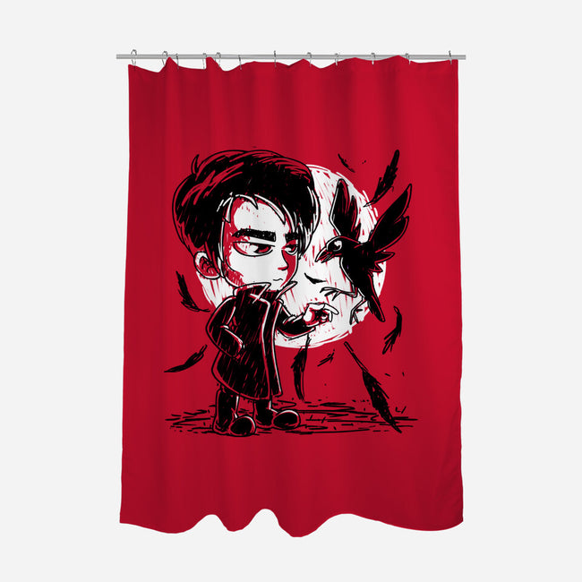 Dream's Raven-none polyester shower curtain-estudiofitas