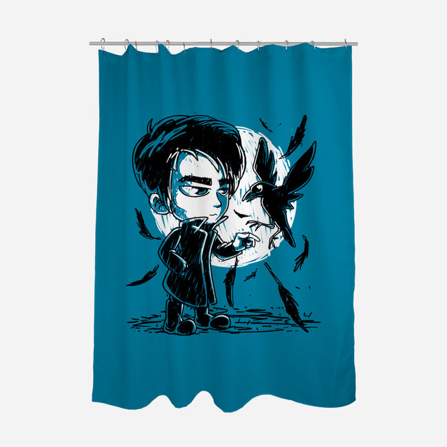 Dream's Raven-none polyester shower curtain-estudiofitas