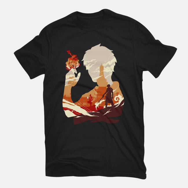 Fire And Lightning-unisex basic tee-RamenBoy