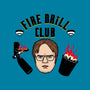 Fire Drill Club-none memory foam bath mat-Raffiti