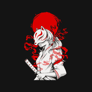 Kitsune Samurai Girl