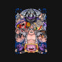 Nostalgic Villains-none stretched canvas-Conjura Geek