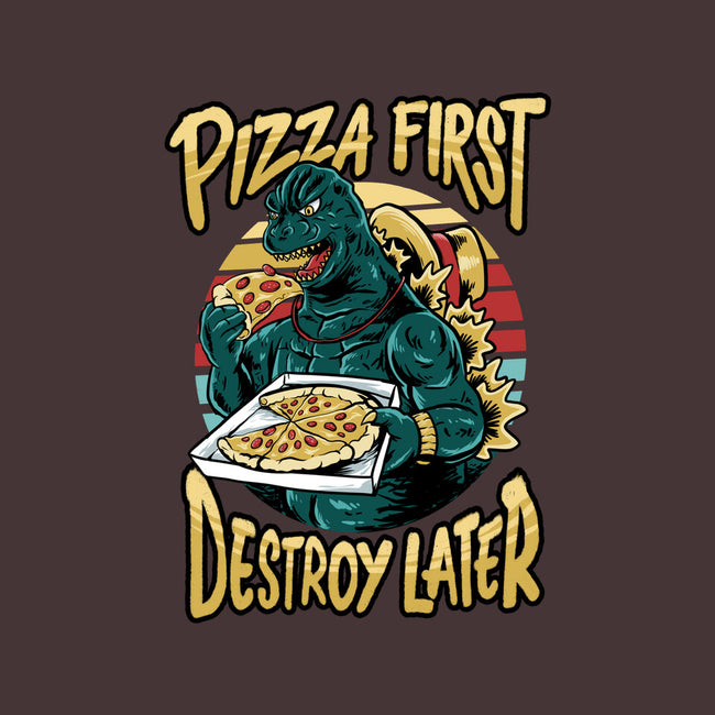 Pizzazilla-none non-removable cover w insert throw pillow-spoilerinc