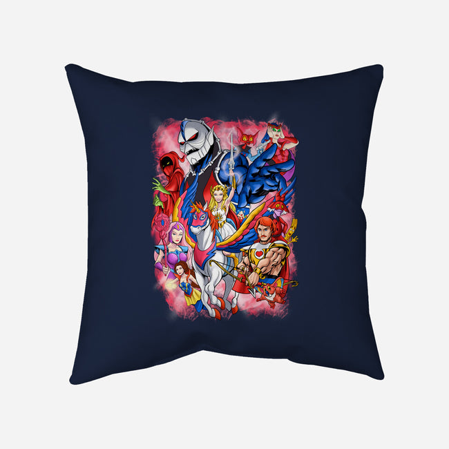 Power Of Nostalgia-none removable cover throw pillow-Conjura Geek