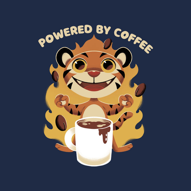 Powered By Coffee-mens premium tee-FunkVampire