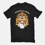 Powered By Coffee-mens premium tee-FunkVampire