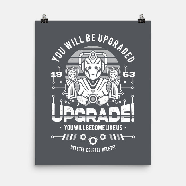 Upgrade-none matte poster-Logozaste