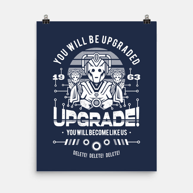 Upgrade-none matte poster-Logozaste