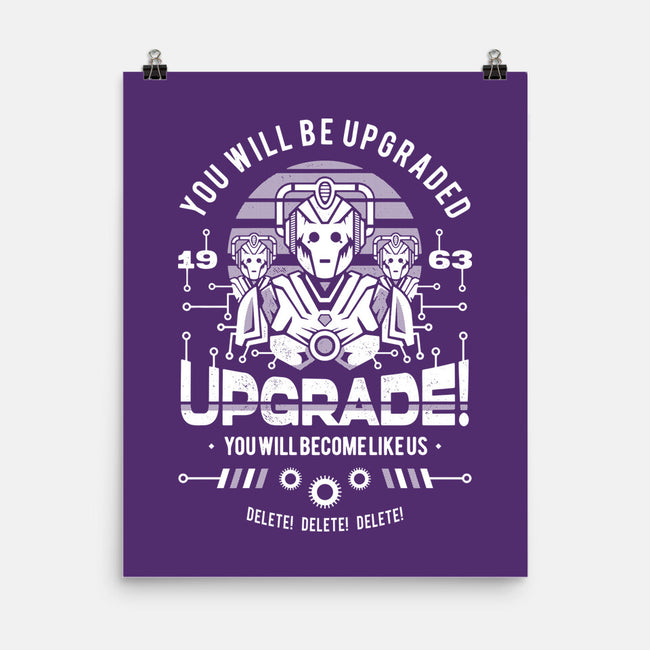Upgrade-none matte poster-Logozaste