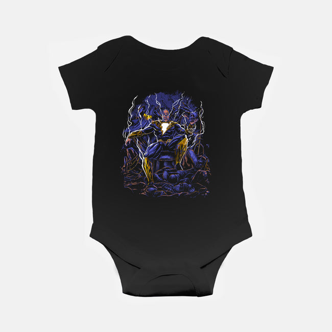 Destroyer Or Savior-baby basic onesie-Knegosfield
