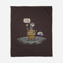 The Beagle Has Landed-none fleece blanket-kg07