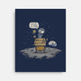 The Beagle Has Landed-none stretched canvas-kg07