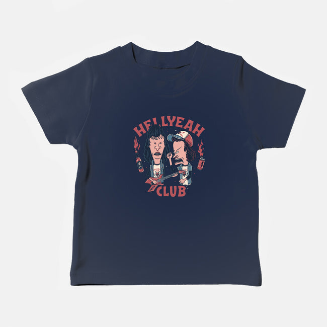 Hellyeah Club-baby basic tee-momma_gorilla