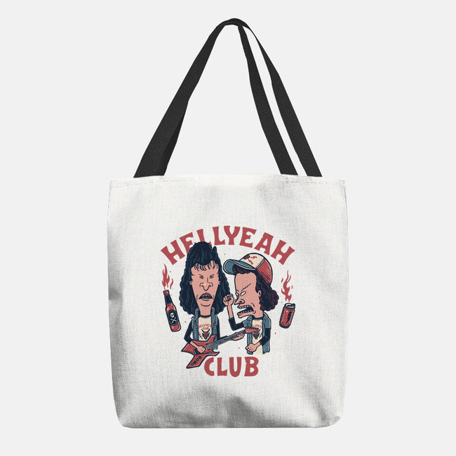 Hellyeah Club-none basic tote bag-momma_gorilla