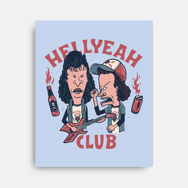 Hellyeah Club-none stretched canvas-momma_gorilla